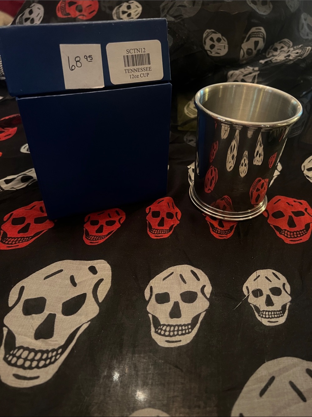 Polished Pewter Tennessee 12oz Cup - Polished Metal Julip cup